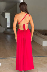 One Shoulder Maxi Dress