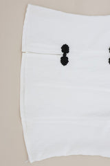 Mandarin Collar Button Knit Fitted Tank Top