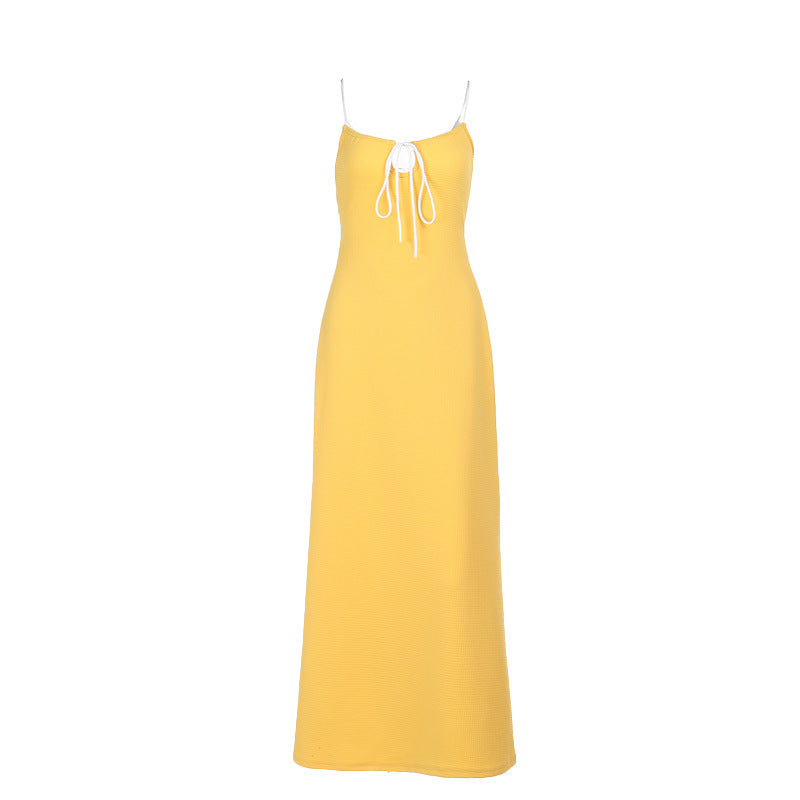 Angel Aura Maxi Dress - Yellow