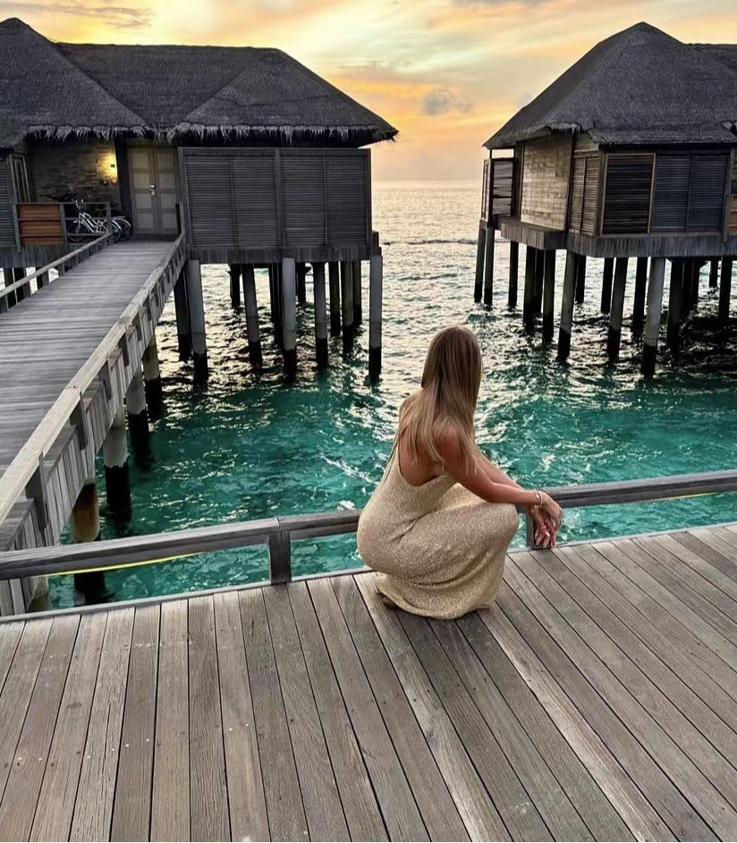 Alfonso Maxi Dress - Gold