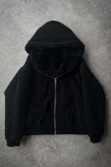 Minimalist Double-Layer Hoodie