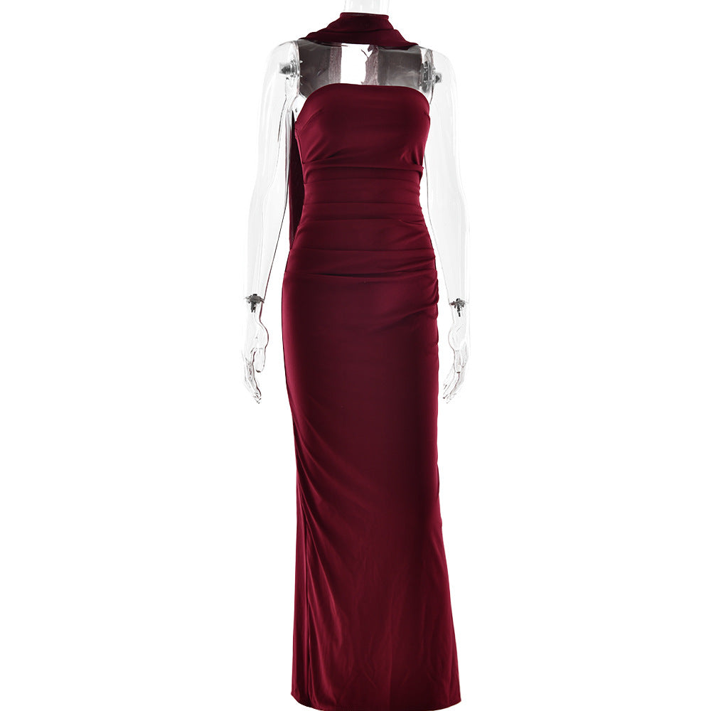 Amour Maxi Dress - Maroon