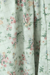 Floral Corset Fit And Flare Maxi Dress