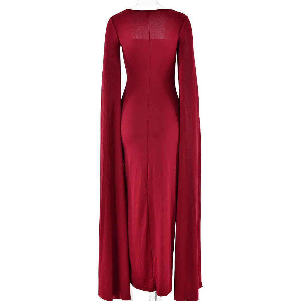 Symphony Dress - Maroon