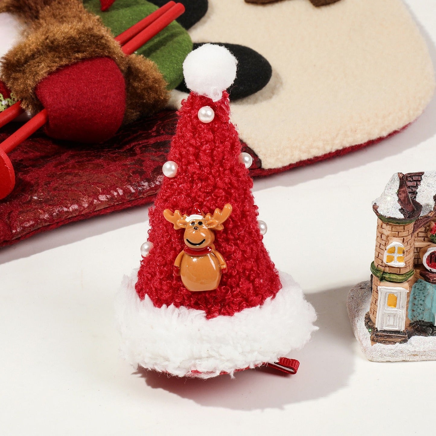 Cute Christmas Hat Kids Princess Festive Hair Accessory