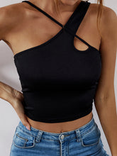 Vibemartini Asymmetrical Halter Tank Top