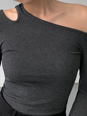Vibemartini Slinky Cutout Knit Top