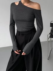 Vibemartini Slinky Cutout Knit Top