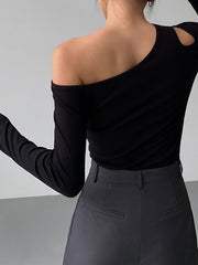 Vibemartini Slinky Cutout Knit Top