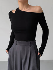 Vibemartini Slinky Cutout Knit Top