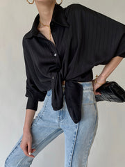 Vibemartini Charlotte Oversized Button Up Collared Shirt