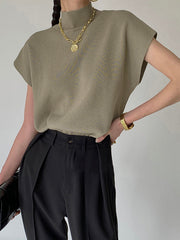 Vibemartini Leisurely Solid Pullover Sweater Vest