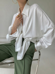 Vibemartini Charlotte Oversized Button Up Collared Shirt