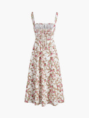 Vibemartini Rosebud Floral Midi Sundress