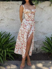 Vibemartini Rosebud Floral Midi Sundress