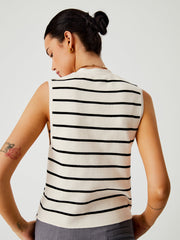 Vibemartini Effortless Stripe Vest