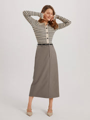 Vibemartini Musical Notation Knit Top