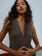 Vibemartini Main Character Rib Sweater Vest