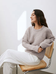 Vibemartini Lightweight Cloud Weather Pullover Sweater