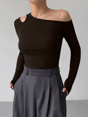 Vibemartini Slinky Cutout Knit Top