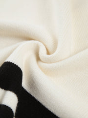 Vibemartini Miss Paris Mock Neck Stripe Sweater