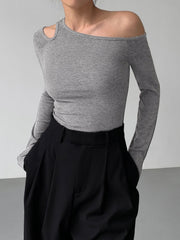 Vibemartini Slinky Cutout Knit Top