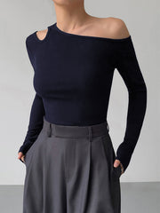 Vibemartini Slinky Cutout Knit Top