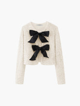 Vibemartini Sequined Velvet Bowknot Decor Jacket
