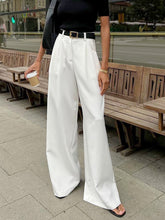 Vibemartini Solid Wide Leg Pants Without Belt