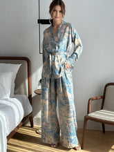 Vibemartini Printed Tie Up Pants Set