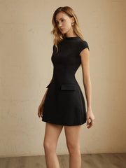 Vibemartini Elegant A-line Mini Dress