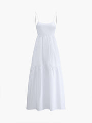 Vibemartini Solid Backless Long Dress
