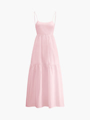 Vibemartini Solid Backless Long Dress