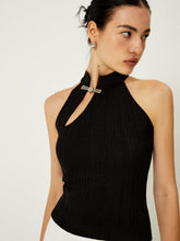Vibemartini Asymmetrical Button Sweater Vest