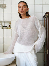 Vibemartini Hollow Draped Snug Knit Top