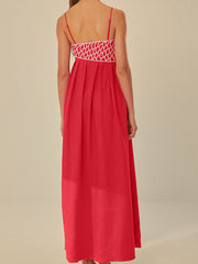 Vibemartini Embroidered Fish Semi-Sheer Cami Dress