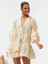 Vibemartini Oversized Sun Print Short Dress