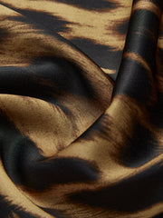 Vibemartini Slim Leopard Print Maxi Skirt