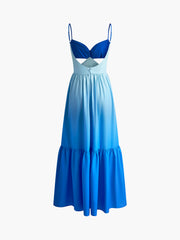 Vibemartini Backless Cutout Cami Long Dress