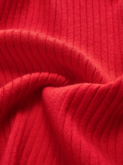 Vibemartini Ruffled Trim Button-Front Long Sleeve Cardigan