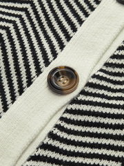 Vibemartini Oversized Herringbone Cardigan