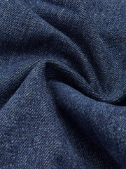 Vibemartini Denim Pockets Turn Down Collar Vest