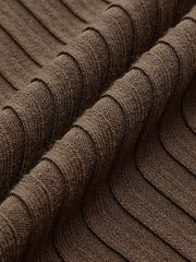 Vibemartini Sheer Panel Slim Sweater