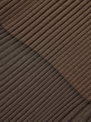 Vibemartini Sheer Panel Slim Sweater