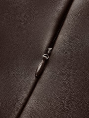 Vibemartini Faux Leather Skinny Strappy Dress