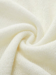 Vibemartini Hollow Draped Snug Knit Top