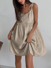 Vibemartini Levanzo Tied Shoulder Short Dress