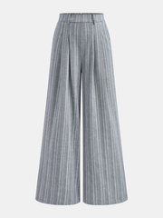 Vibemartini Linen Blend Wide-Leg Pants