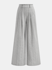 Vibemartini Linen Blend Wide-Leg Pants