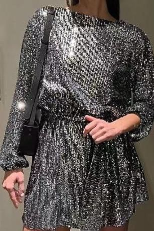 Party sparkling sequin dress